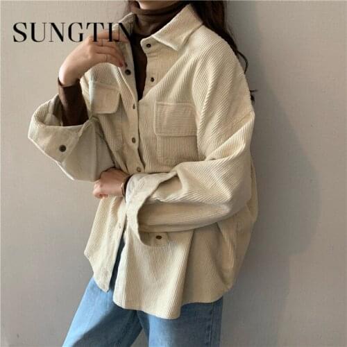 Женские вельветовые рубашки Sungtin China At AliExpress