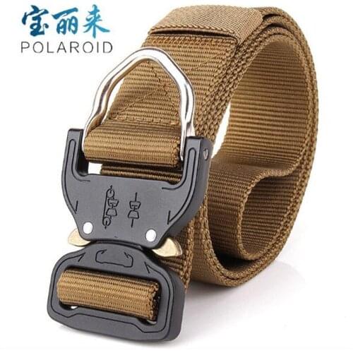 Tactical Belt Hook ENNIU Nylon Outdoor Sports Belt 3.8cm Military Adjustable Belt with Metal Buckle Hunting Accessories