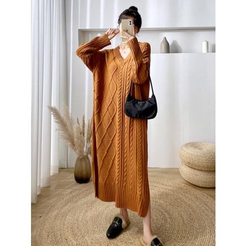 Модные трикотажные платья TIGENA China At AliExpress