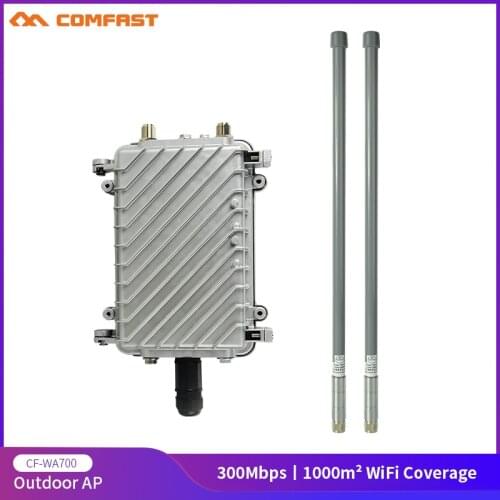 300Mbps 2.4G Outdoor CPE AP Router WiFi Signal Hotspot Amplifier Repeater AR9341 Wireless PoE Access Point for school Projects