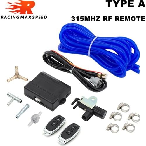 Universal Wireless Remote Vacuum Exhaust Cutout Valve Controller Set with 2 Remotes For BMW AUDI
