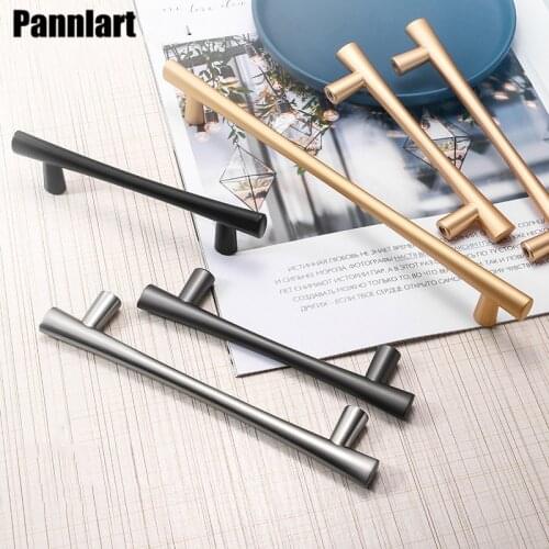 Pannlart 1 Pc Vintage Gold Color Handles Kitchen Cabinet Door Knobs Zinc Alloy Drawer Knobs Fashion Simple Furniture Handle