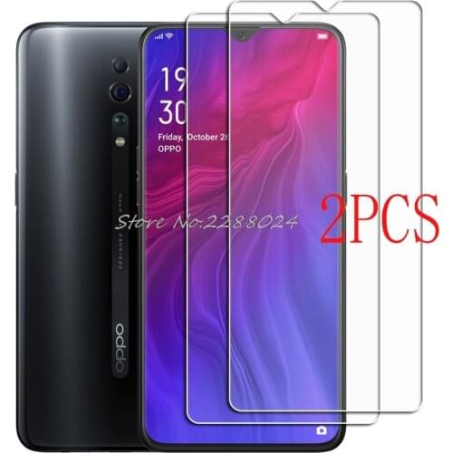 2PCS FOR OPPO Reno Z Tempered Glass Protective on OPPO RenoZ PCDM10, CPH1979 6.4" Screen Protector Glass Film Cover