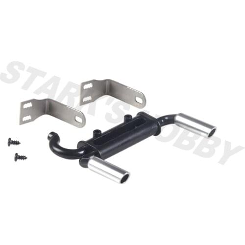 1/10 RC Car Metal EXhause Exhaust Pipe Tailpipe for 1:10 Rock Crawler Traxxas TRX4 Axial SCX10 90046 RC4WD D90 Decoration Parts