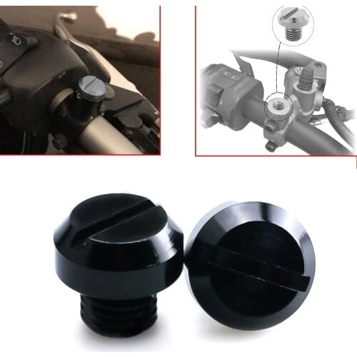 4PCS Universal M10X1.25 CNC Anodized for Motorcycle Mirror Hole Plugs Screw Caps Fit For Honda Suzuki Kawasaki Bmw Yamaha Ducati