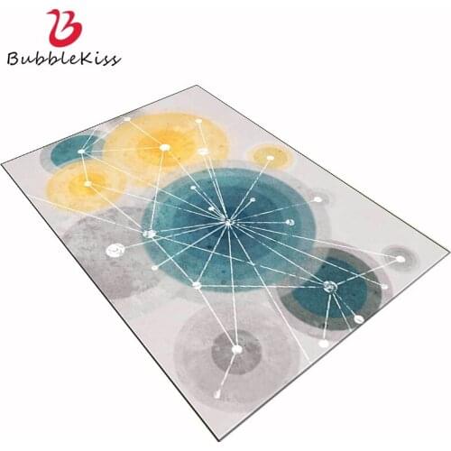 Bubble Kiss Living Room Carpet Color Circle Pattern Rug Non-Slip Bedside Carpet luxury Home Decoration Accessories Home Decor