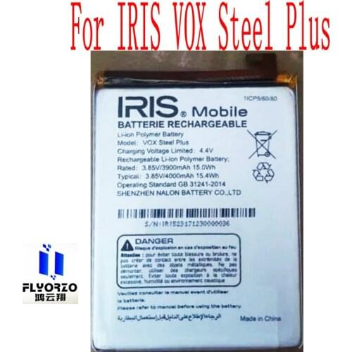 3.85V High Quality 3900mAh VOX Steel Plus Battery For IRIS VOX Steel Plus Mobile Phone