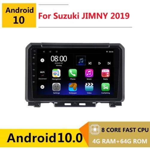 2 din 8 core android 10 car radio auto stereo for Suzuki Jimny 2019 2020 navigation GPS DVD Multimedia Player bl Carplay