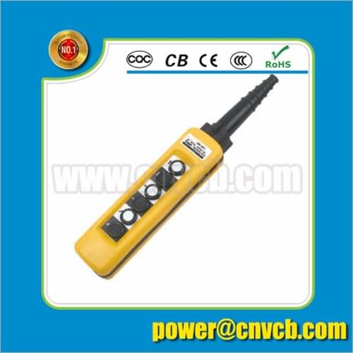 BS15 6 buttons auotomatic reset and two-button interlocking AC15A start switch push lock crane sawitch