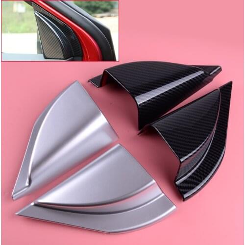 DWCX ABS Interior A-Pillar Triangle Trims Frame Cover mouldings Fit For Mitsubishi Eclipse Cross 2018 2019 Accessories