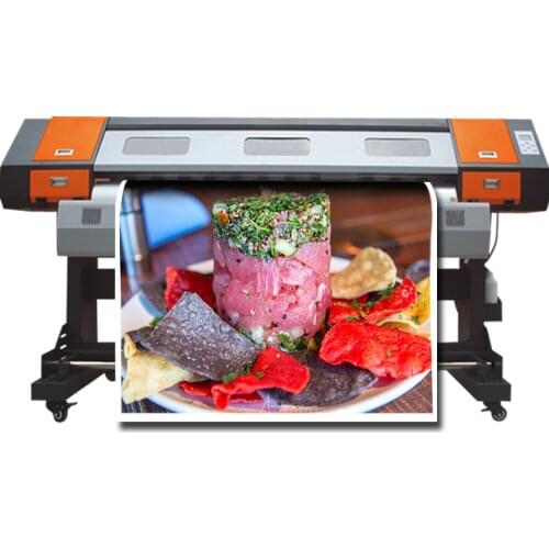 Eco Solvent Roll Printer XP600 160cm Wide Format Printing Machine for Graphic Design 5feet Adhesive Vinyl Printer Plotter Dx7