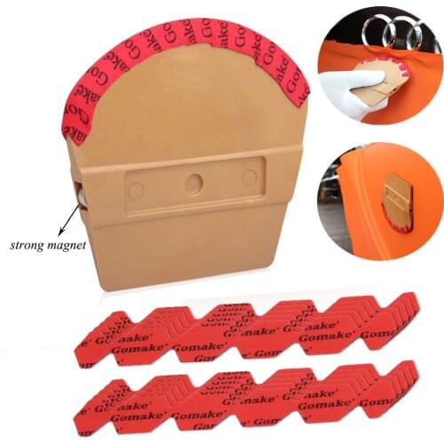 FOSHIO Vinyl Auto Tint Cleaning Tool Magnet Squeegee+10pcs Microfiber Fabric Cloth Carbon Fiber Film Car Sticker Install Scraper