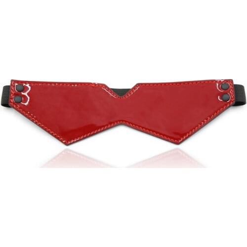 Leather Blindfold Red Leather Blindfold Adult Props Supplies Stage Performances