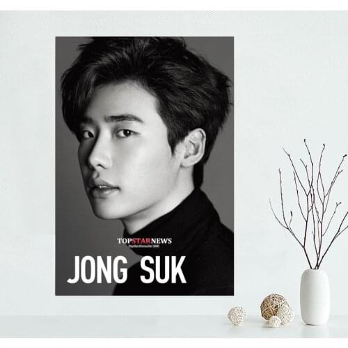Lee Jong Suk Custom Canvas Poster Home Decoration poster cloth fabric Canvas Painting wall poster print