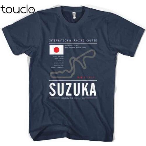 Suzuka Circuit Tee, Race, Track, Japan, Import, Jdm, Impreza, Evo, Skyline New Arrival T-Shirt Casual Men Nerd T Shirts
