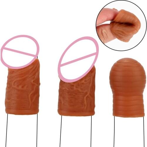 Penis Ring Dick Enlargement Extender Glans Strap On Ejaculation Delay For Couples Sex Toys For Men Cock Sleeve