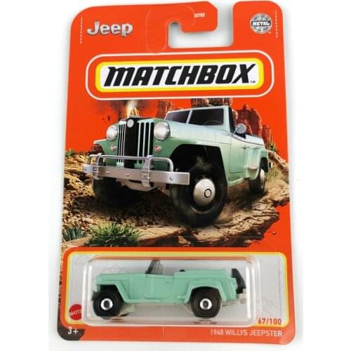 2021 Matchbox Cars 1948 WILLYS JEEPSTER 1/64 Metal Diecast Collection Alloy Model Car Toy Vehicles