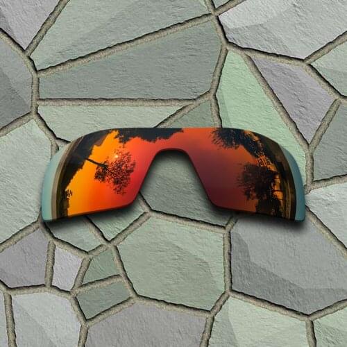 Red Orange Sunglasses Polarized Replacement Lenses for Oakley Oil Rig