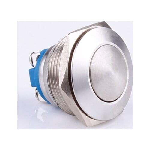 22mm metal waterproof, oil proof, rust proof, spherical cambered surface, stainless steel button switch