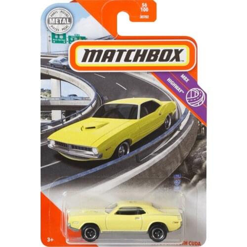 2020 Matchbox Cars 1970 PLYMOUTH CUDA 1/64 Metal Diecast Collection Alloy Model Car Toys