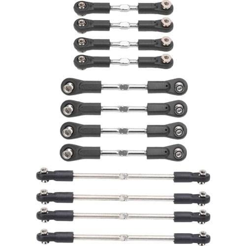 Upgraded RC Car Adjustable Steering Rod for ZD HSP 1/8 Car Model Replacement