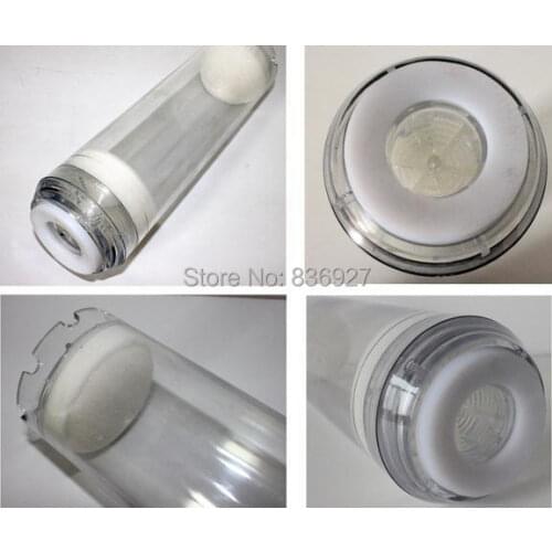 Water purifier filter bottle DIY 10-inch transparent bottle filled with food-grade plastic thicker filter