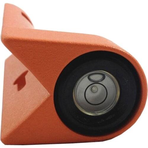 2pcs High Quality 90 Degree Right Angle Level Bubble For Prism Pole Circular Vial Aluminum Die Cast Rod Survey Tools Part