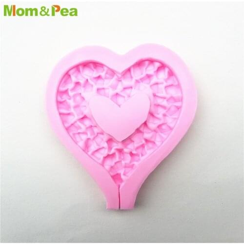 XK201-2 Heart & Diamond Shaped Silicone Mold Gum Paste Chocolate Ornamental Fondant Mould Cake Decoration Tools