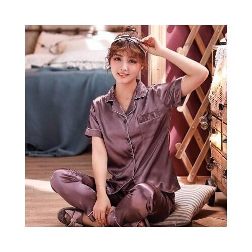 Women's Satin Pajamas SOVELOSA China