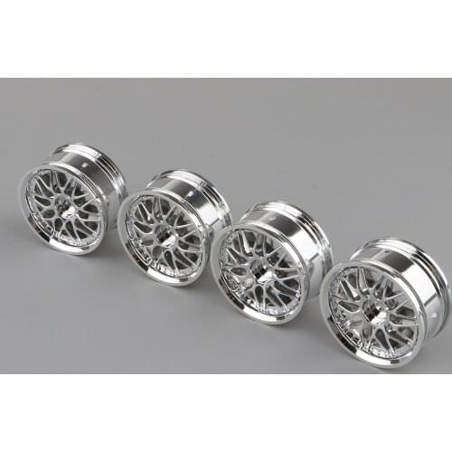 Wheel Hub Rim&Tires HSP94123 1/10 Off-Road RC Flat Racing Car Pack Of 4