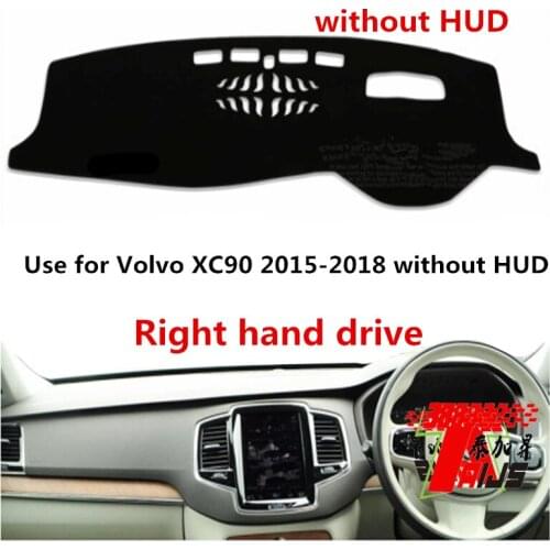 TAIJS Factory Sport Classic Polyester Fibre Car Dashboard Cover For Volvo XC90 2015 2016 2017 2018 without HUD Right hand drive