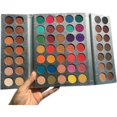 Beauty Glazed Eyeshadow Gorgeous Me Eyeshadow 60/63/72 Color Makeup Glitter Matte Palette Charming Eyeshadow Pigmented EyeShadow