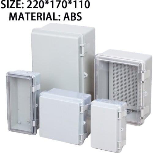Outdoor electrical junction box Sealed switch power supply box Waterproof ABS plastic enclosure with bolts distribution box