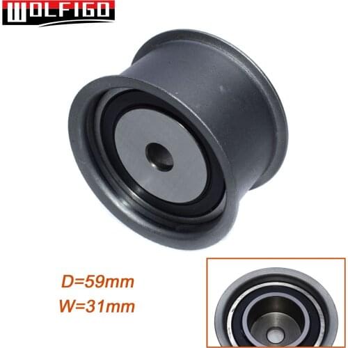 WOLFIGO New Engine Timing Belt Roller Tensioner Pulley For Audi A4 A6 Allroad SKODA SUPERB VW PASSAT 078109244H,078109244J