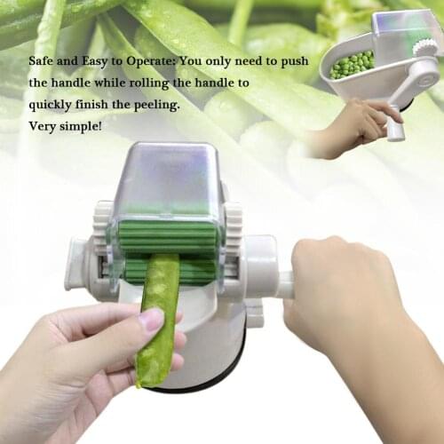 Hot Multi-functional Peeling Pea Hand Rolling Machine Healthy Durable Pea Sheller Pea Peeler Kitchen Cooking Tool Utensils
