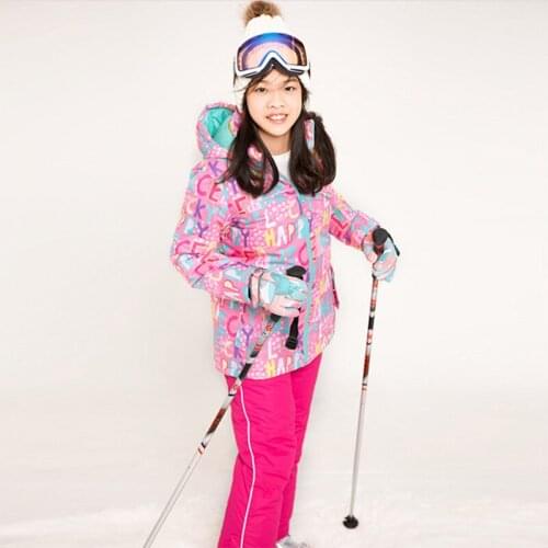 Winter Kids Ski Suit Children Waterproof Windproof Thermal Snowboarding Jacket Girls Outdoor Sport Skiing Clothes Pants Sets