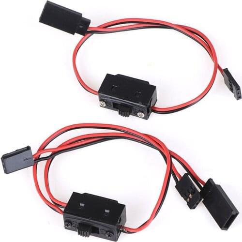 1PCS RC Switch JR Futaba Connector On- Off with Spare Male Plug