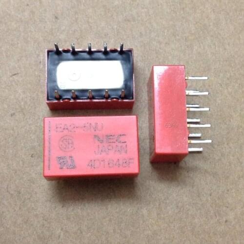 10pcs!!! Brand new 5V signal relay EA2-5NU EA2-5 10pins 1A DPDT EA2-5 , in stock