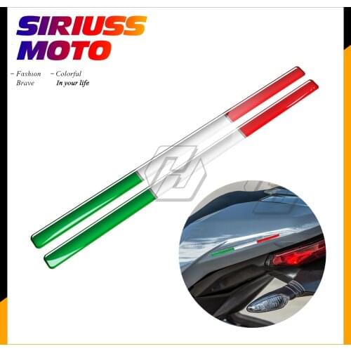 3D Resin Motorcycle Tank Decals Italy Sticker Italia Decal for Motorbike Car AVT Bike Decals