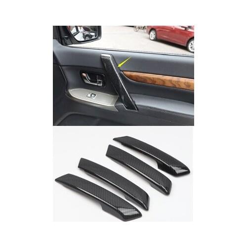 Car Door Armrest Stripe Cover Trim 4pcs For Mitsubishi Pajero / Shogun V80 07-19
