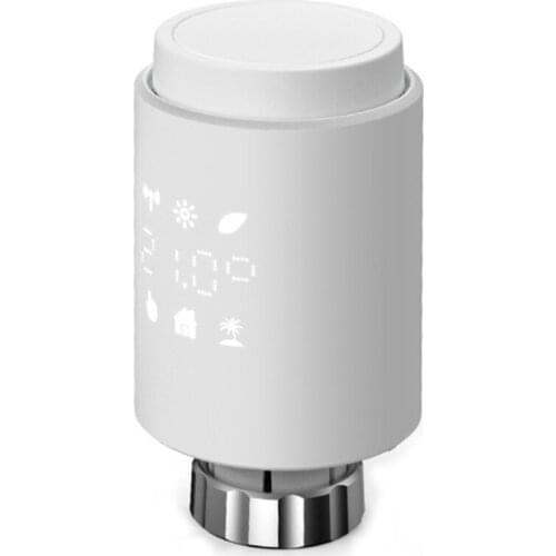 Promotion! Tuya Zigbee 3.0 Smart Radiator Temperature Controller Programmable Thermostatic Radiator Valve Voice Control Via Alex