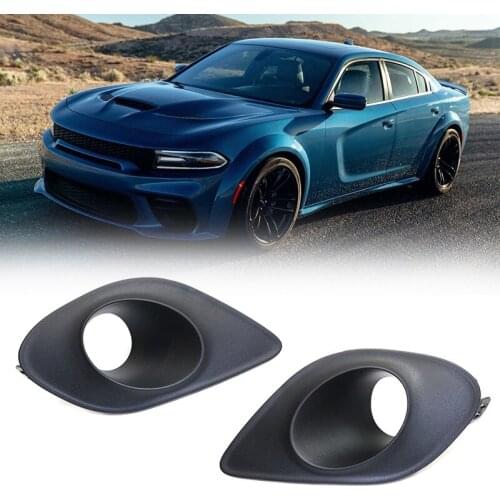 Car Left & Right Fog Light Trim Set for Dodge Charger 2015-2017 68280429AA 68280428AA