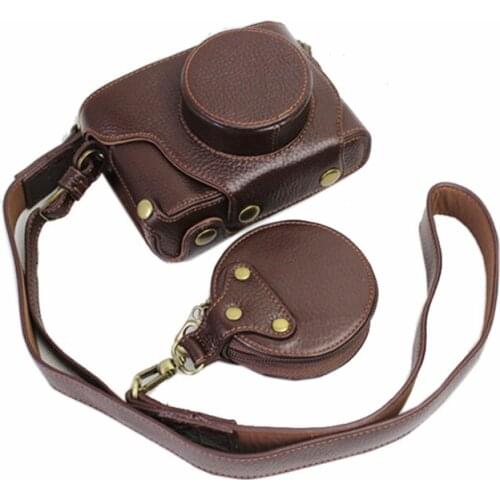Genuine Leather Case Camera Bag for Fuji X100F Fujifilm X100F Luxury cover pouch with Battery Opening Portable