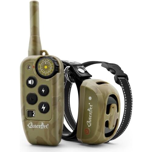800m Electric Remote Control Waterproof Dog Training Collar Anti Bark Stop For All Size Pet Shock Vibration Sound