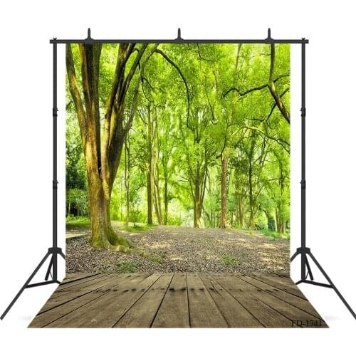 Photography Backdrops For Photo Studio Props Garden Tree Wood Floor Vinyl Photo Background Custom Child Baby Portrait Photobooth