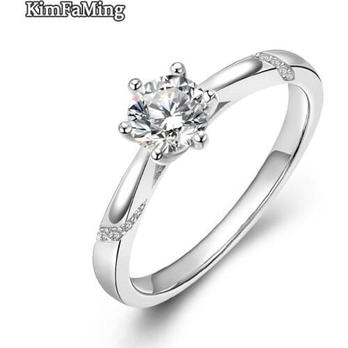 Simple Design Romantic and Cute 925 Silver Rings for Young Girls in Fine Jewelry Proposal GR106