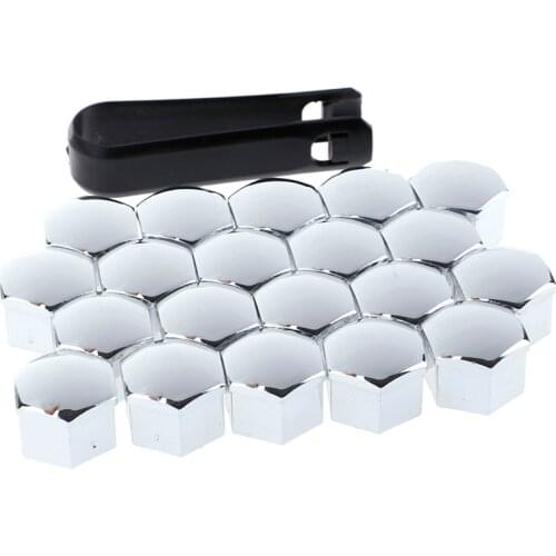 Car Wheel Nut Caps Car Styling 17mm Exterior Decoration Protection 20Pcs Special Socket Auto Hub Screw Cover Bolt Rims