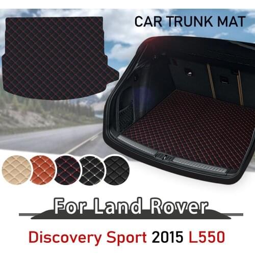 For Land Rover Discovery Sport 2015 Leather Car Trunk Mat Trunk Boot Mat Liner Pad Cargo pad Carpet Tail Cargo Liner