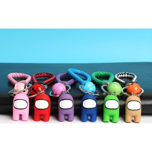 Hot Games Creative Cartoon Keychain Silicone Toys Pendant For Woman Childrens Book Backpack Car Keychain Pendants Gifts