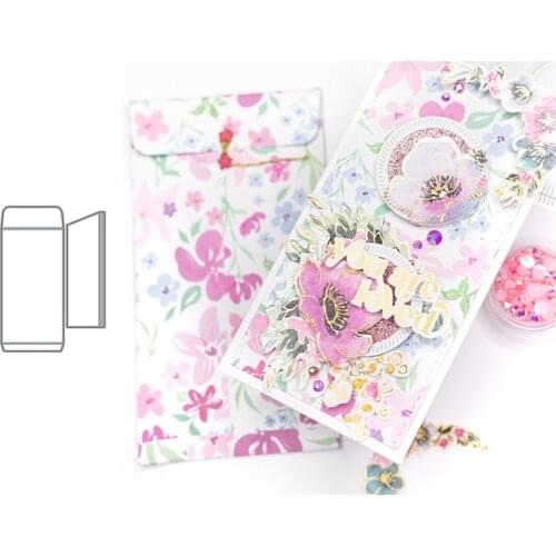 Medium Envelope Metal Cutting Dies for Scrapbooking Handmade Tools Mold Cut Stencil New 2021 DIY Card Make Mould Model Craft